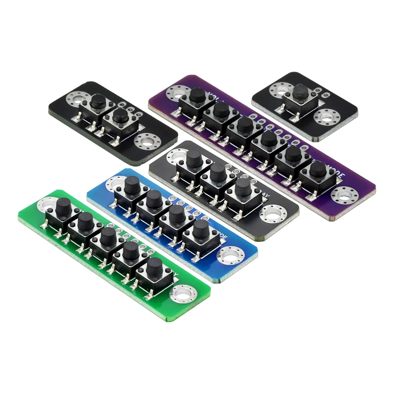 1 2 3 4 5 6-bitowy niezależny moduł przycisków MCU Zewnętrzny moduł przyciskowy Micro Switch ButtonBoard…