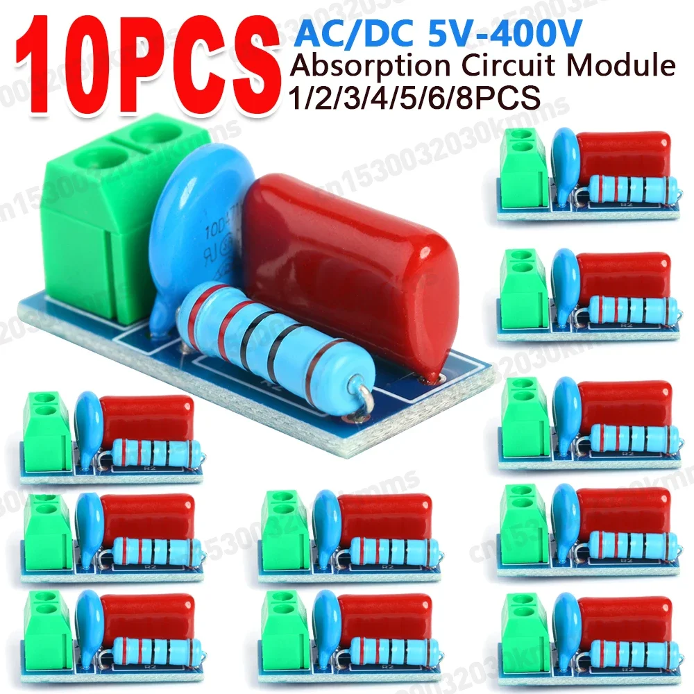 1/2/3/5/10PCS RC Absorpcja/nubber Obwód Moduł Przekaźnik Styk Ochrona Odporność Obwód Przeciwzakłóceniowy… 1/2/3/5/10PCS RC Absorpcja/nubber Obwód Moduł Przekaźnik Styk Ochrona Odporność Obwód Przeciwzakłóceniowy…