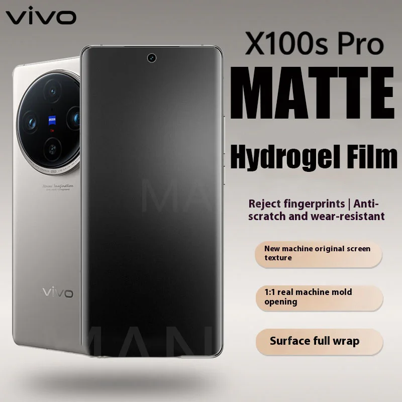 1-3 szt. Matowa folia hydrożelowa do Vivo X100s X100 Pro Ultra TPU ochraniacz ekranu do filmów VIVO VivoX100…