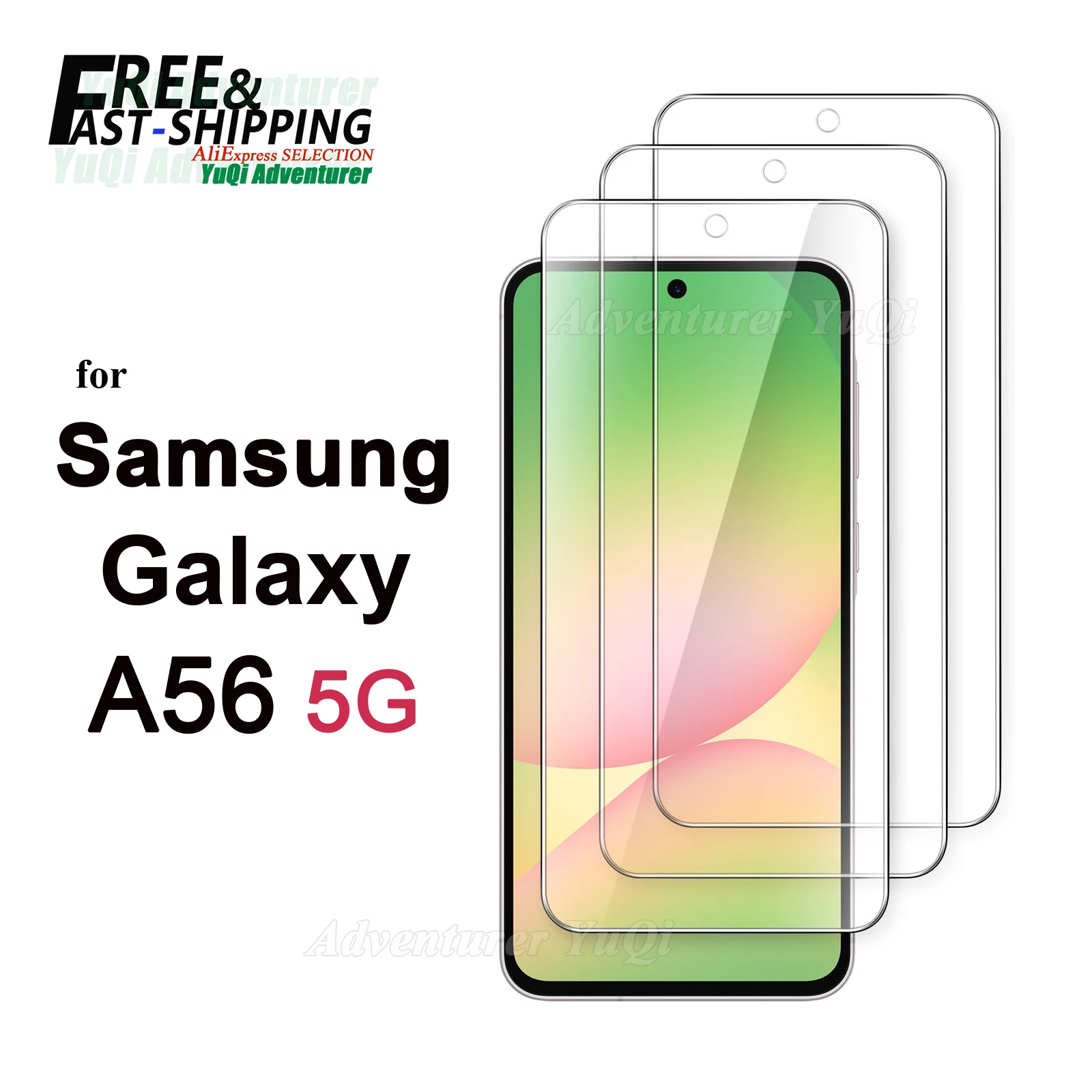 1-4 szt. Ochraniacz ekranu do Samsung Galaxy A56 5G Szkło hartowane HD Crystal Mica 9H Etui odporne na…