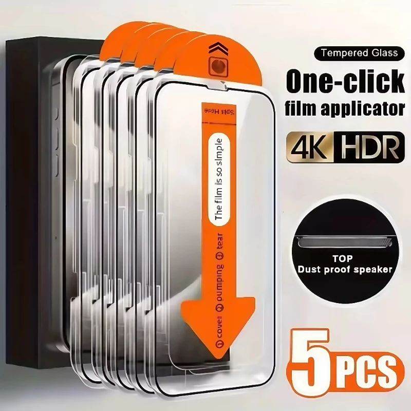 1-5 szt. Bezpyłowe szkło ochronne na ekran do Samsung A56 5G A55 A54 A17 A07 A37 A57 A36 A35 A53 A16 A26 S25…