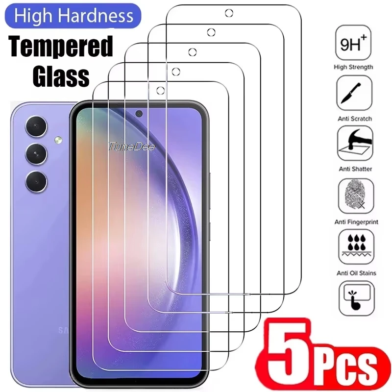 1-5 szt. Szkła Hartowanego Ochronnego na Ekran do Samsung S26 Ultra S25 S24 S23 S21 S20 FE A57 A37 A17 A16 A56…