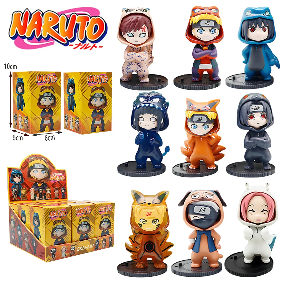 1-9 szt. Figurki Naruto w niespodziance, model ozdobny, anime Uchiha Sasuke Sakura, figurka akcji do cosplayu… 1-9 szt. Figurki Naruto w niespodziance, model ozdobny, anime Uchiha Sasuke Sakura, figurka akcji do cosplayu…