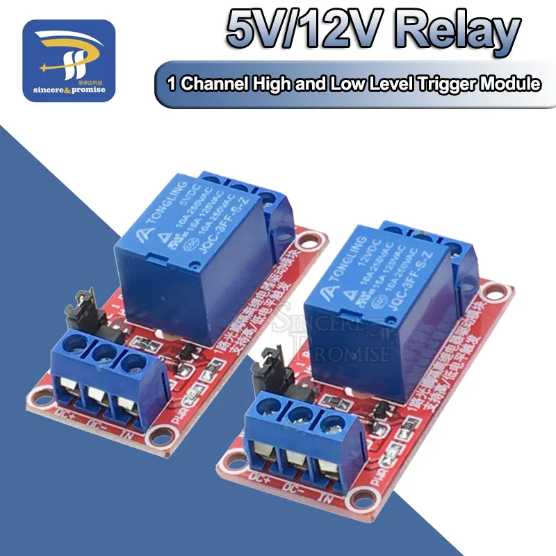 1-kanałowa płytka modułu przekaźnika 5 V 12 V dla Arduino z obsługą transoptora Wyzwalacz wysokiego i niskiego… 1-kanałowa płytka modułu przekaźnika 5 V 12 V dla Arduino z obsługą transoptora Wyzwalacz wysokiego i niskiego…