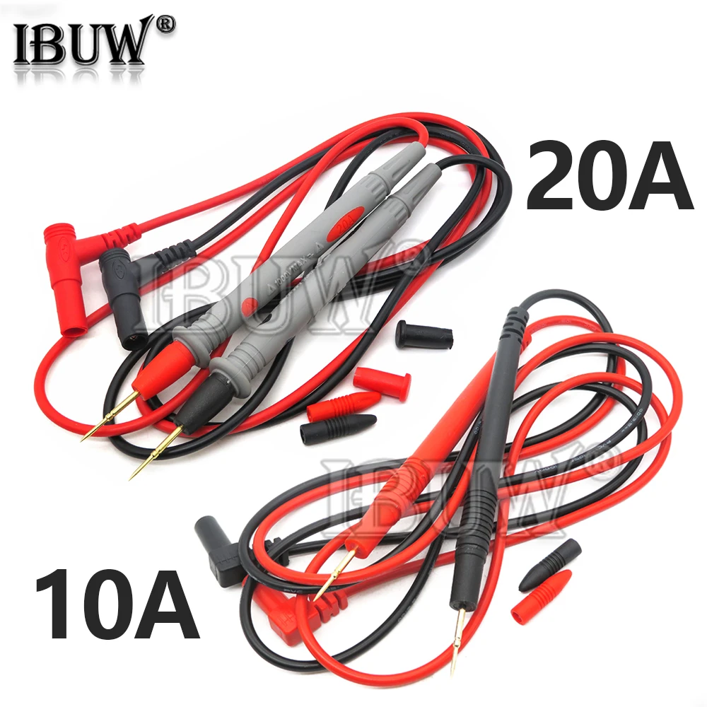 1 para 1000 V 10/20 A przewód testowy amperomierza przydatny uniwersalny multimetr multimetr woltomierz sonda… 1 para 1000 V 10/20 A przewód testowy amperomierza przydatny uniwersalny multimetr multimetr woltomierz sonda…