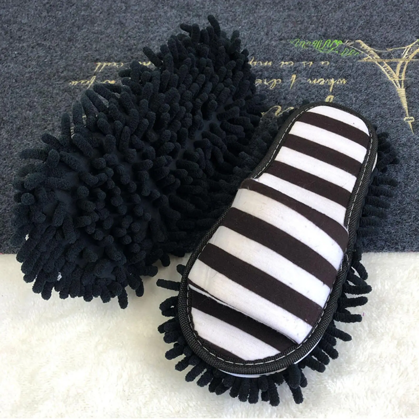 1 para kapcie z mikrofibry Mop do kurzu leniwy szybkie czyszczenie do czyszczenia podłóg kapcie zmywalne… 1 para kapcie z mikrofibry Mop do kurzu leniwy szybkie czyszczenie do czyszczenia podłóg kapcie zmywalne…