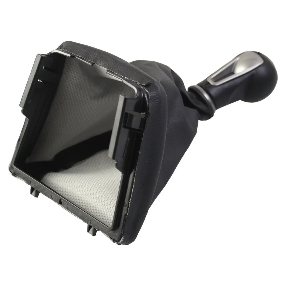 1 szt. Gałka zmiany biegów 5/6 biegowa do samochodu Seat Ibiza IV 6j 2009-2015, plastik + sztuczna skóra…