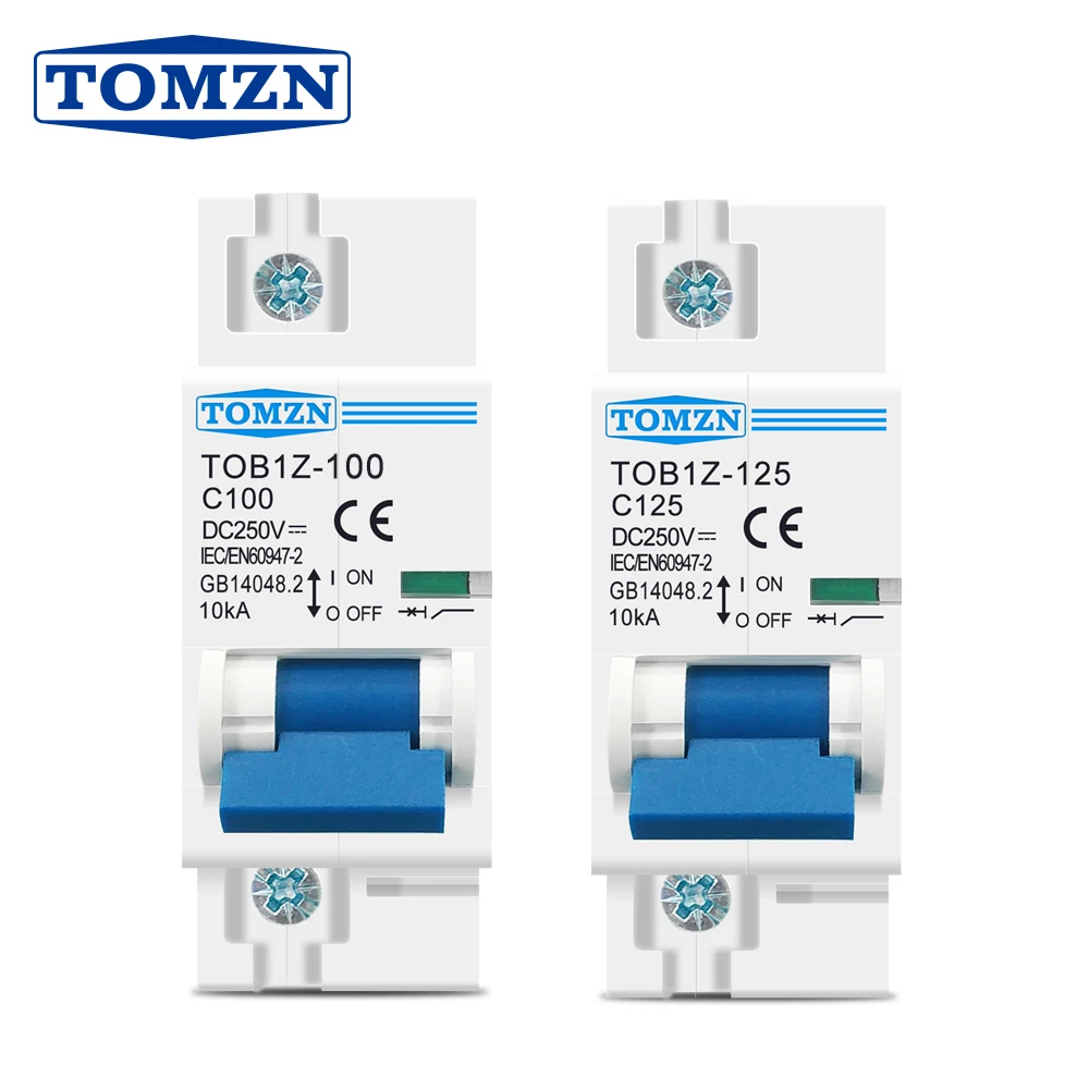 1 SZT. TOMZN 1P DC MCB 250V 80A 100A 125A Wyłącznik Automatyczny do Systemów Fotowoltaicznych, Charakterystyka… 1 SZT. TOMZN 1P DC MCB 250V 80A 100A 125A Wyłącznik Automatyczny do Systemów Fotowoltaicznych, Charakterystyka…