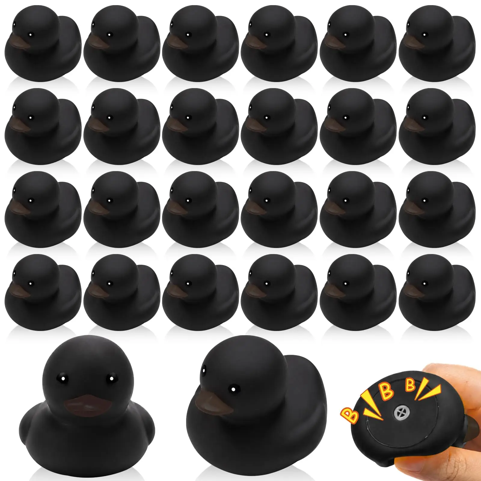10-100 SZT. Mini Gumowe Kaczuszki do Kąpieli, Piszczące Gumowe Kaczuszki, Urocze Pływające Zabawki do Wanny na… 10-100 SZT. Mini Gumowe Kaczuszki do Kąpieli, Piszczące Gumowe Kaczuszki, Urocze Pływające Zabawki do Wanny na…