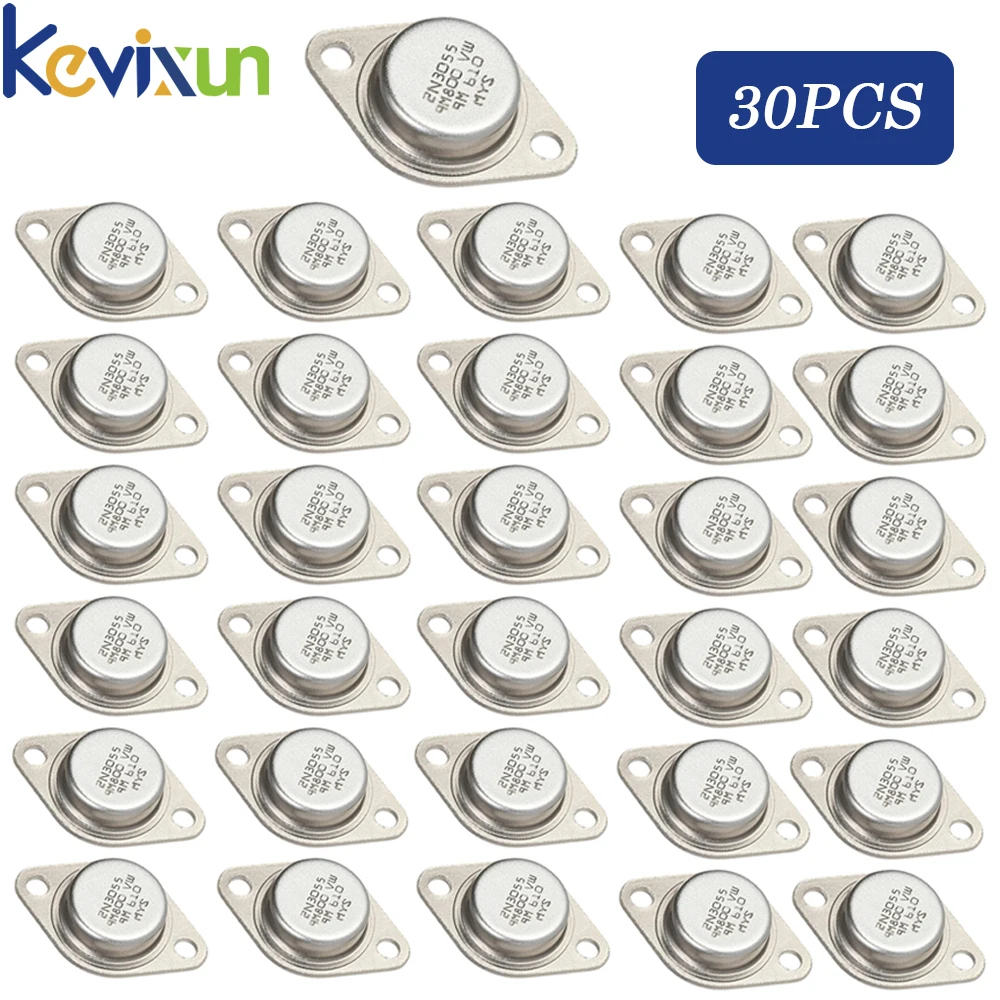 10-30 sztuk/partia 2N3055 tranzystory mocy NPN TO-3 metalowa obudowa 15A/60V