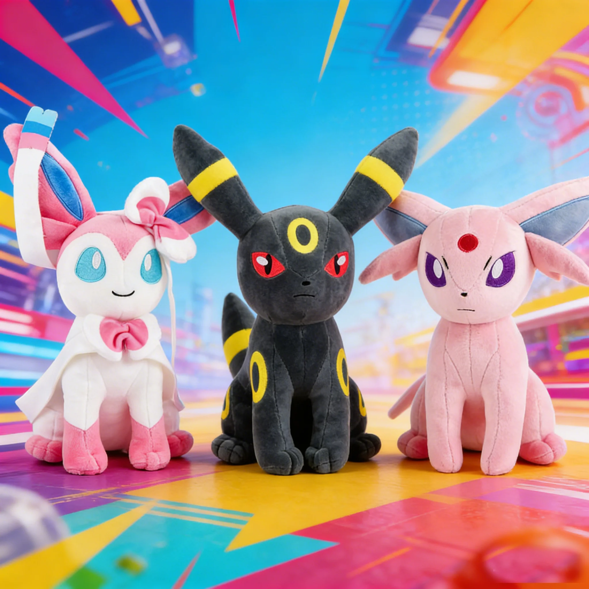 10-calowe pluszowe lalki Pokemon z kreskówek, urocze anime zabawki, Pikachu, Gengar, Espeon, Glaceon, Umbreon… 10-calowe pluszowe lalki Pokemon z kreskówek, urocze anime zabawki, Pikachu, Gengar, Espeon, Glaceon, Umbreon…