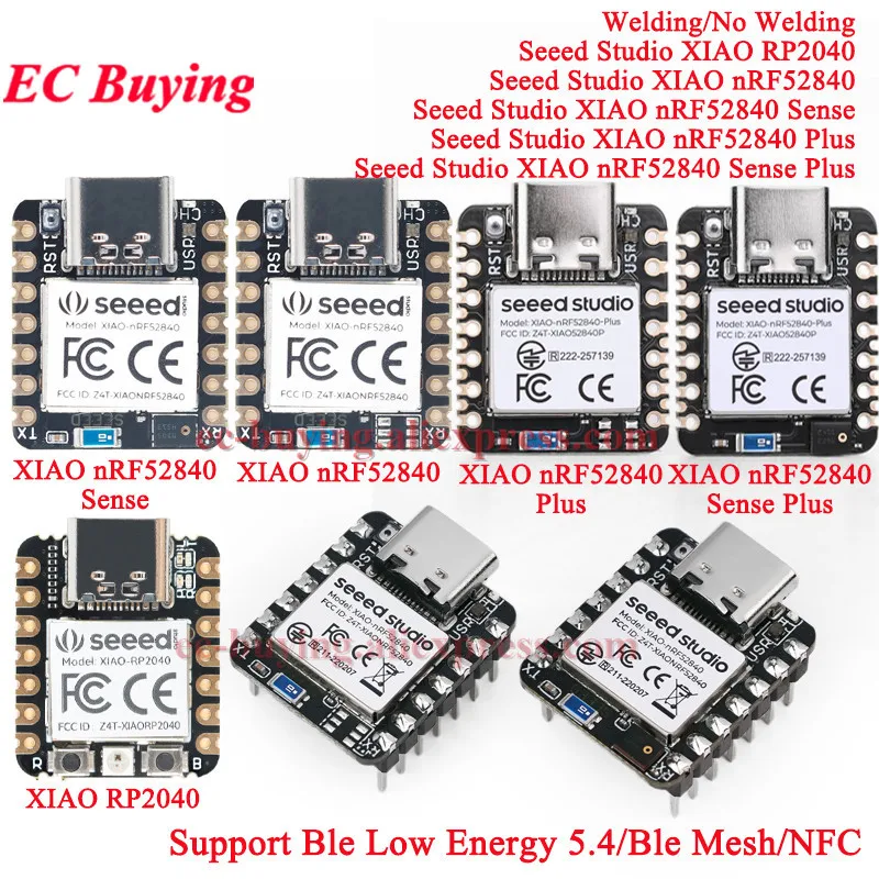 10 szt./1 szt. Seeed Studio XIAO BLE NRF52840 SENSE Plus RP2040 Moduł kompatybilny z Bluetooth dla Arduino…
