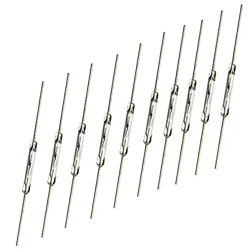 10 szt. Przełącznik kontaktronowy N/O, przełącznik magnetyczny 2 * 14mm, normalnie otwarty, indukcyjny…