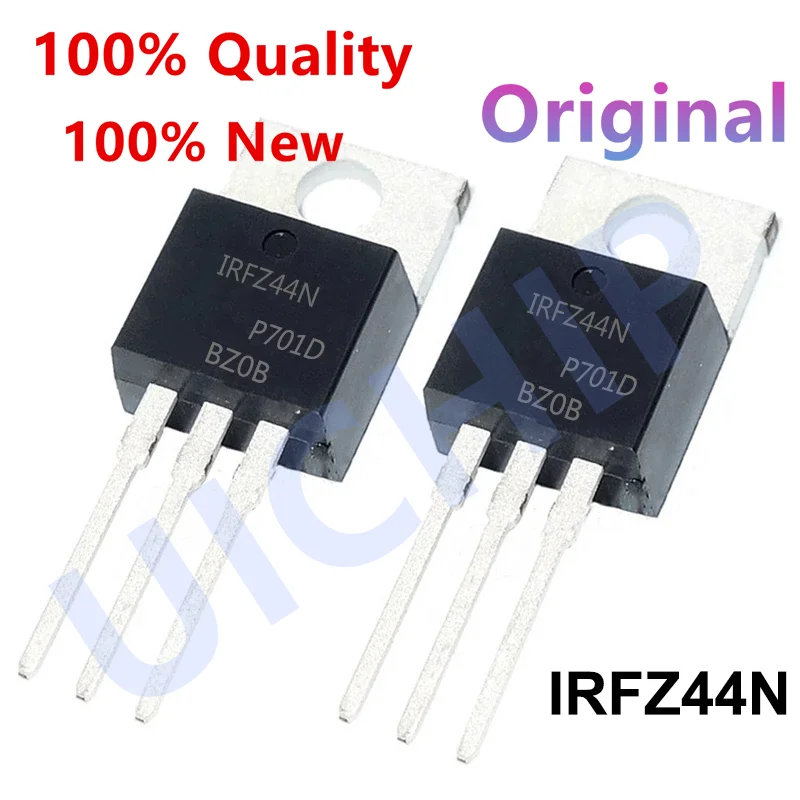 (10 sztuk) 100% nowe tranzystory IRFZ44N IRFZ44 MOSFET mocy TO-220 (10 sztuk) 100% nowe tranzystory IRFZ44N IRFZ44 MOSFET mocy TO-220