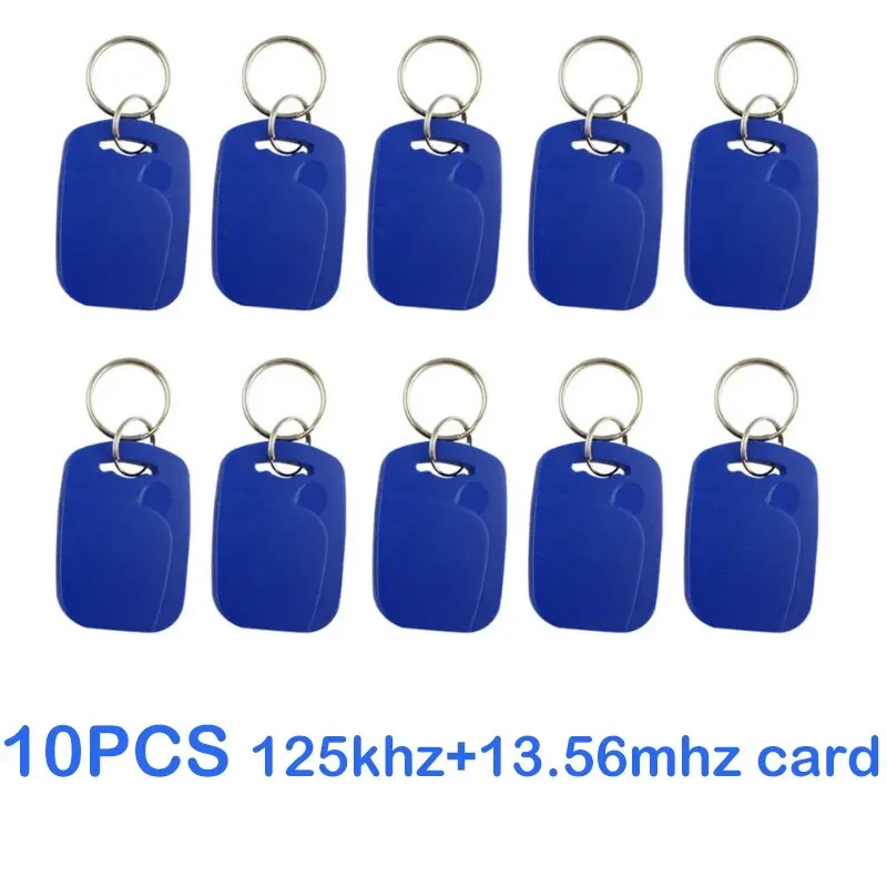 10 sztuk 2 w 1 podwójny układ scalony częstotliwości pilot RFID 125 KHz T5577 + 13,56 MHz UID wielokrotnego…