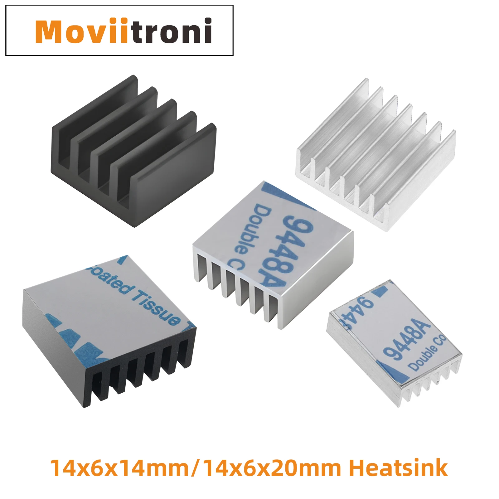 10 sztuk aluminiowa chłodnica komputerowa radiator radiator 14x14x6mm radiator do chipa elektronicznego…
