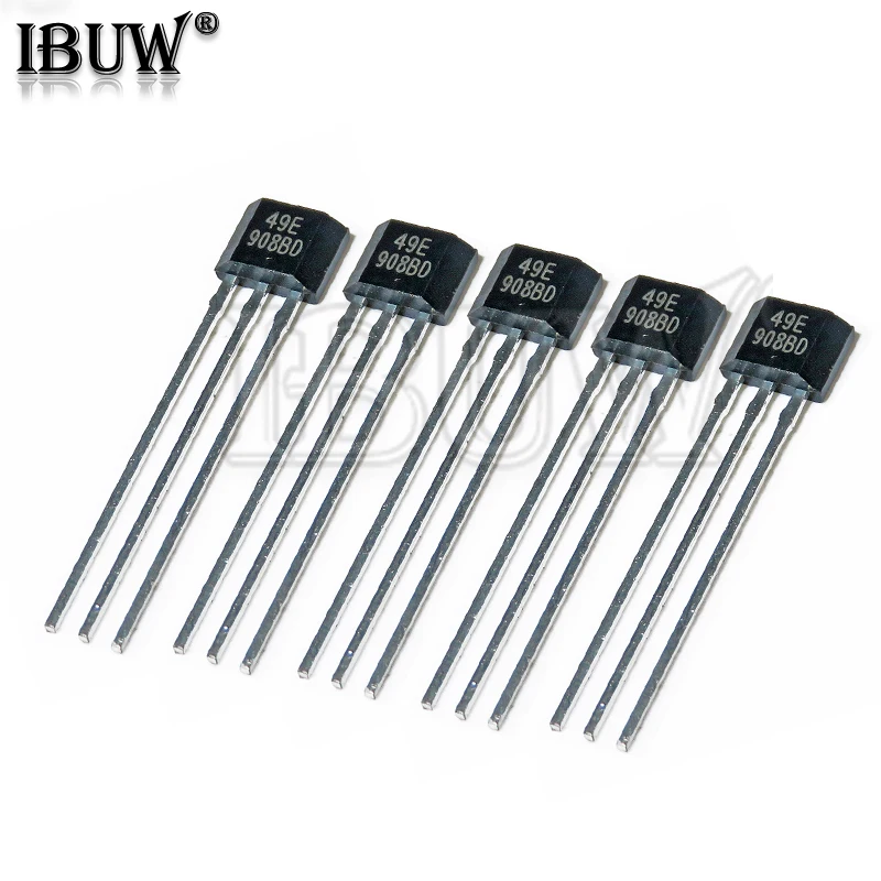 10 sztuk czujnik Halla SS40AF SS41F SS495A SS49E 40AF 41F 495A 49E Ewysoka czułość 10 sztuk czujnik Halla SS40AF SS41F SS495A SS49E 40AF 41F 495A 49E Ewysoka czułość