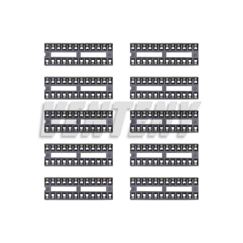 10 sztuk IC gniazdo 6pin 8pin 14pin 16pin 18pin 20pin 24pin 28pin DIP IC gniazdo Adapter lutowane DIY gniazdka