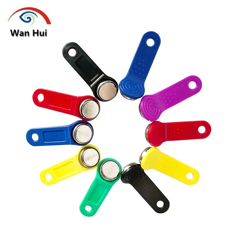 10 sztuk RW1990 karta iButton wielokrotnego zapisu, tag TM, TM iButton, klucz pamięci dotykowej, klucze do…