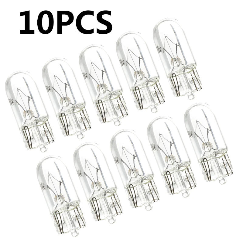 10 X White T10 W5W 501 194 Przezroczysta lampa sygnalizacyjna Szkło 12V 5W Ciepła biel W2.1×9.5d Pojedyncza… 10 X White T10 W5W 501 194 Przezroczysta lampa sygnalizacyjna Szkło 12V 5W Ciepła biel W2.1×9.5d Pojedyncza…
