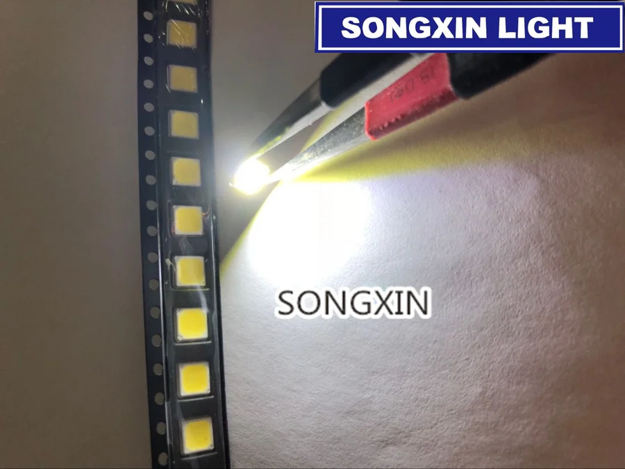 100 sztuk SMD 0402 0603 0805 2835 3528 1206 5050 5730 3014 3020 Diodo LED Biała dioda elektroluminescencyjna…