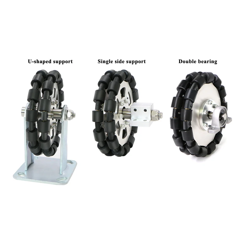 100KG Load Metal Omnidirectional Driven Wheel Module 60 127 152 203mm Instead Of Universal Wheels, No… 100KG Load Metal Omnidirectional Driven Wheel Module 60 127 152 203mm Instead Of Universal Wheels, No…