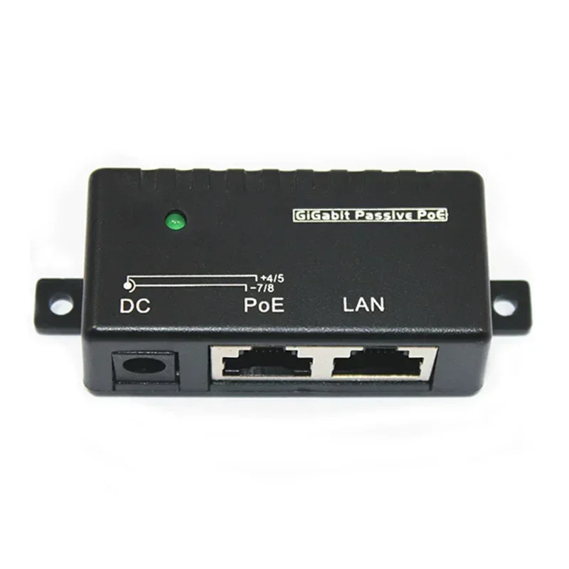 100Mbps 5V 12V 24V 48V/1A rozdzielacz zasilania wtryskiwacza POE do kamery IP akcesoria do modułu adaptera POE 100Mbps 5V 12V 24V 48V/1A rozdzielacz zasilania wtryskiwacza POE do kamery IP akcesoria do modułu adaptera POE