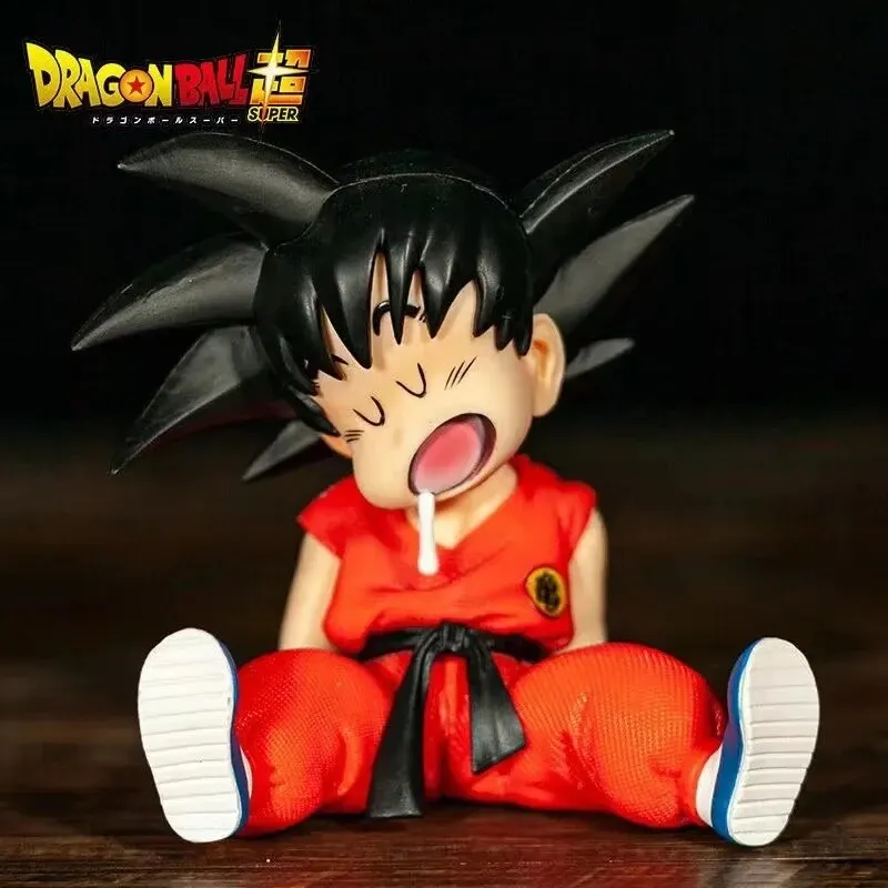 10cm Dragon Ball Z Anime Kakarotto Gk Pvc Figurka akcji Akcesoria samochodowe Postawa siedząca Sen Son Goku…