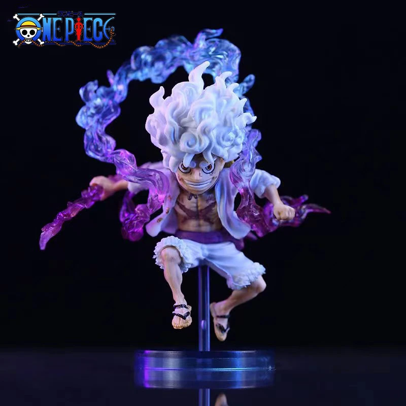 10cm jednoczęściowe figurki Luffy Anime GEAR5 Boże słońce Nika Luffy figurki kolekcja modeli z pcv lalki… 10cm jednoczęściowe figurki Luffy Anime GEAR5 Boże słońce Nika Luffy figurki kolekcja modeli z pcv lalki…