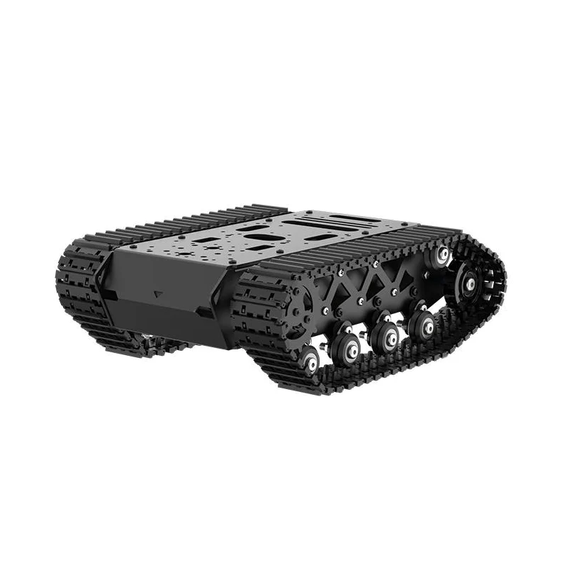 10KG Load Strong Shock Absorption Tank Chassis with Motor Suspension All Metal Tank Robot Kit Coding Motor…