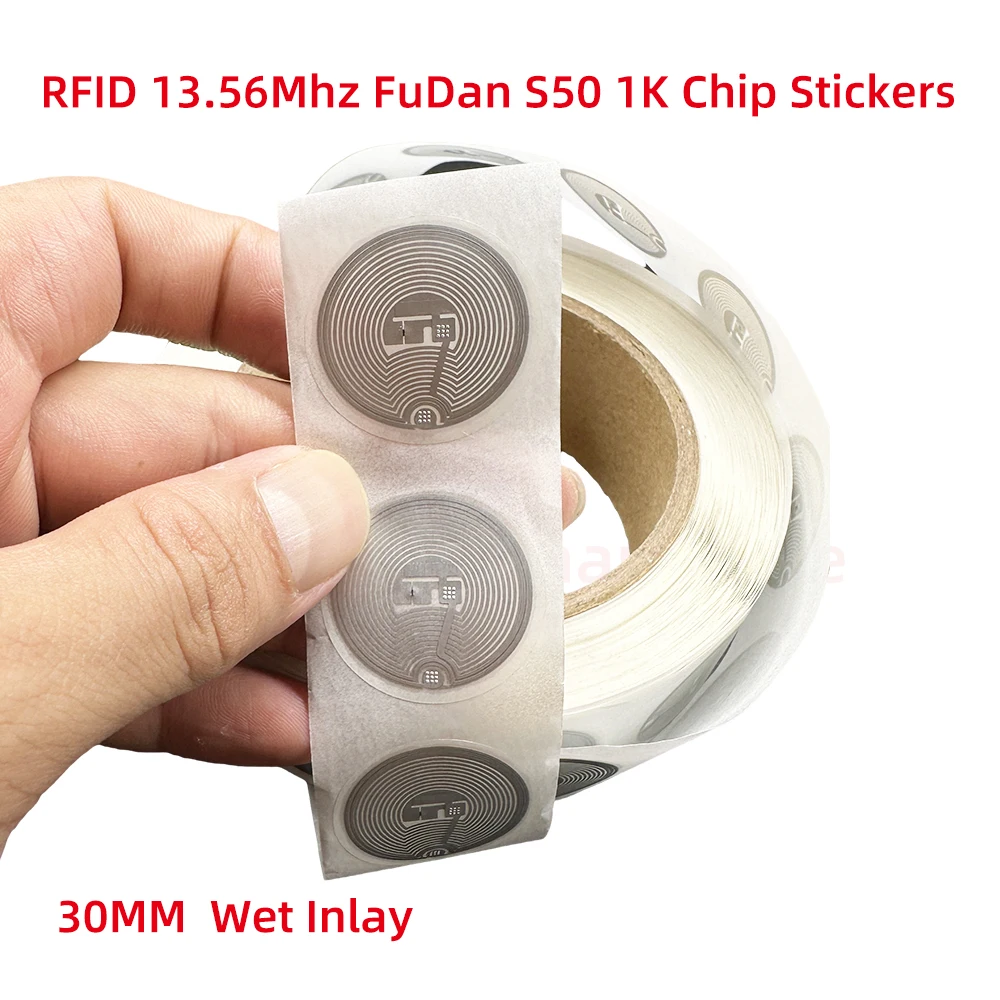 10szt RFID S50 Smart Tag 14443A Mi F08 Classic 1K EV1 S50 Wet Inlay Sticker F08 1024 Bytes Lable RFID Tags for… 10szt RFID S50 Smart Tag 14443A Mi F08 Classic 1K EV1 S50 Wet Inlay Sticker F08 1024 Bytes Lable RFID Tags for…