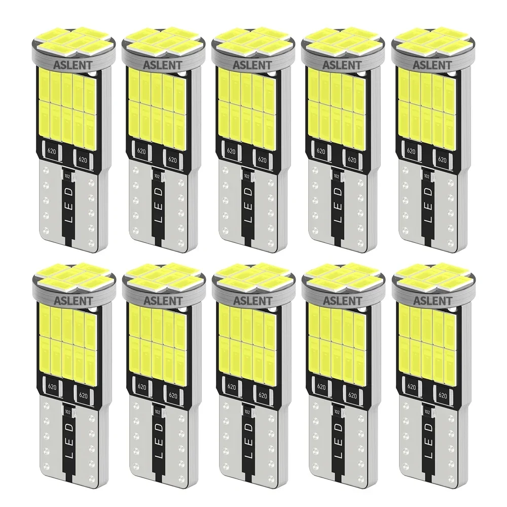 10szt W5W Led T10 168 194 Lampka sygnalizacyjna Canbus 4014 26SMD Do wnętrza samochodu Mapa Światła kopułkowe… 10szt W5W Led T10 168 194 Lampka sygnalizacyjna Canbus 4014 26SMD Do wnętrza samochodu Mapa Światła kopułkowe…