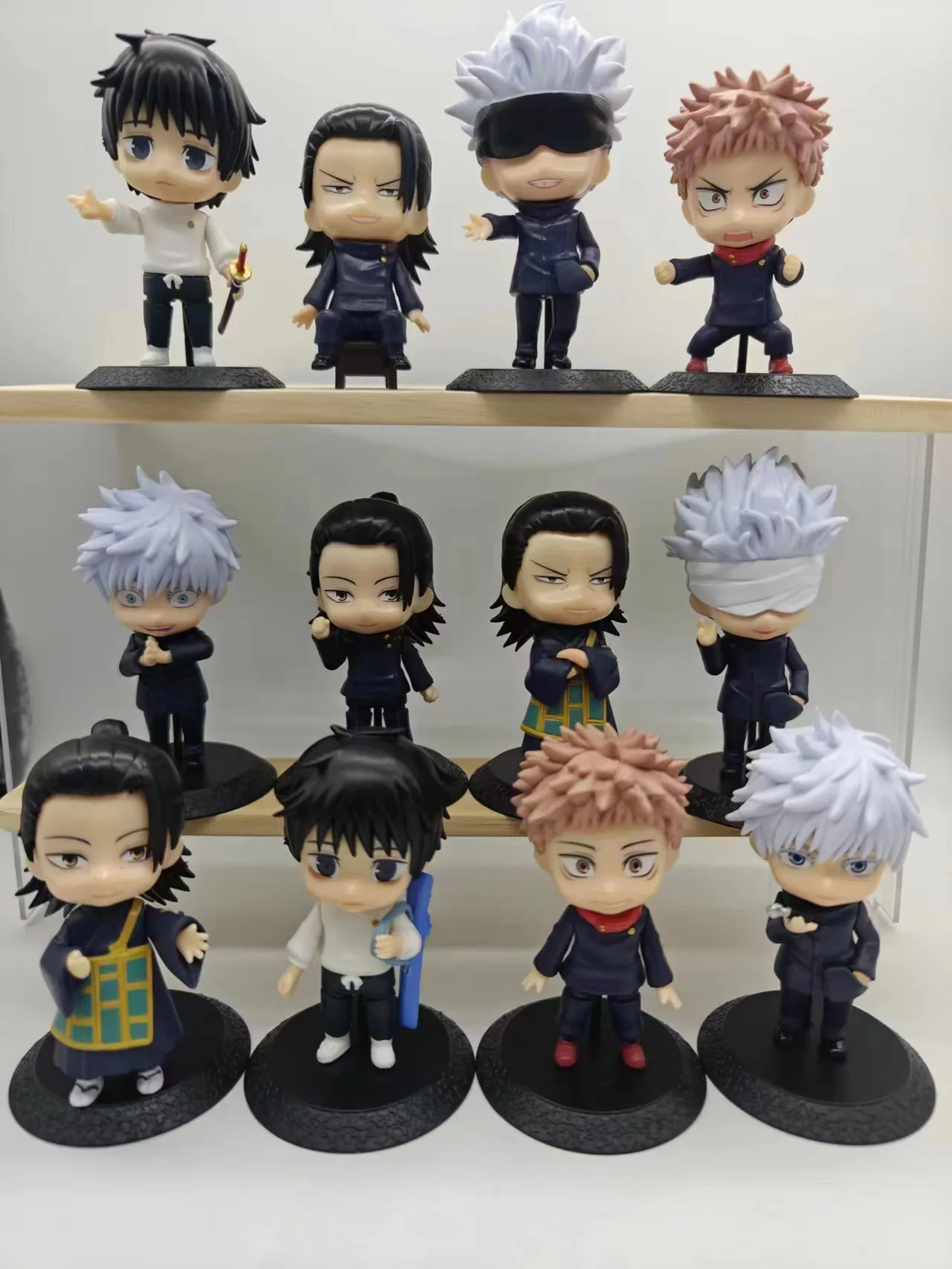 12 sztuk/zestaw Anime Jujutsu Kaisen Model figurki zabawki 10cm