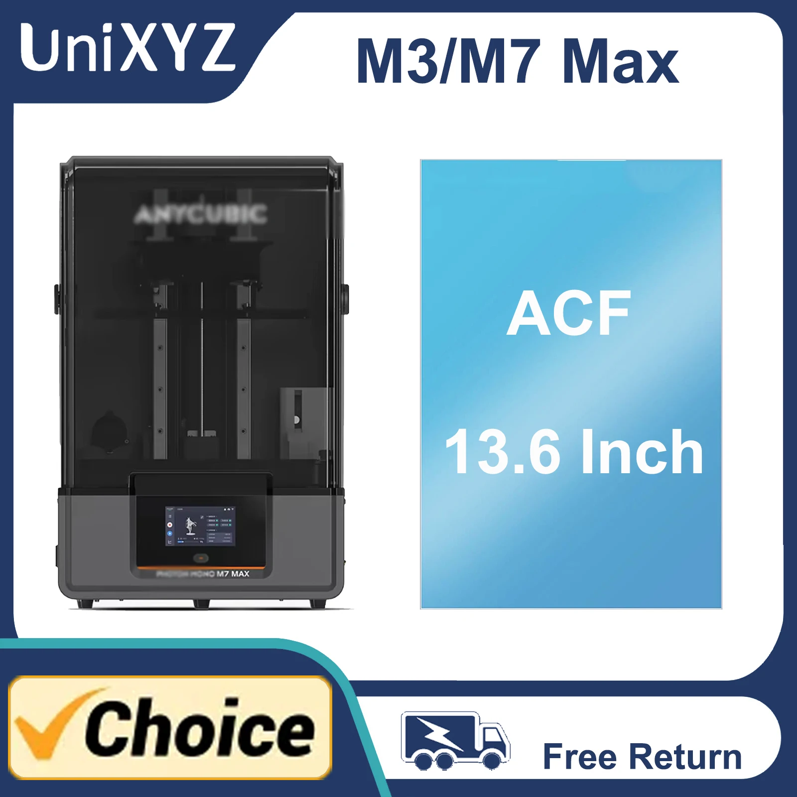13.6 Inch ACF Film For ANYCUBIC Photon M3 Max / Mono M7 Max ELEGOO Jupiter SE 3D Printer ACF Release Film LCD… 13.6 Inch ACF Film For ANYCUBIC Photon M3 Max / Mono M7 Max ELEGOO Jupiter SE 3D Printer ACF Release Film LCD…