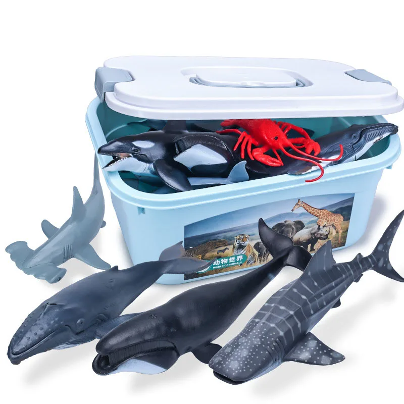 14-22CM Ocean Animals Action Figures Sealife Shark Whare Megalodon Models Figurki PVC Dekoracja domu Zabawki… 14-22CM Ocean Animals Action Figures Sealife Shark Whare Megalodon Models Figurki PVC Dekoracja domu Zabawki…