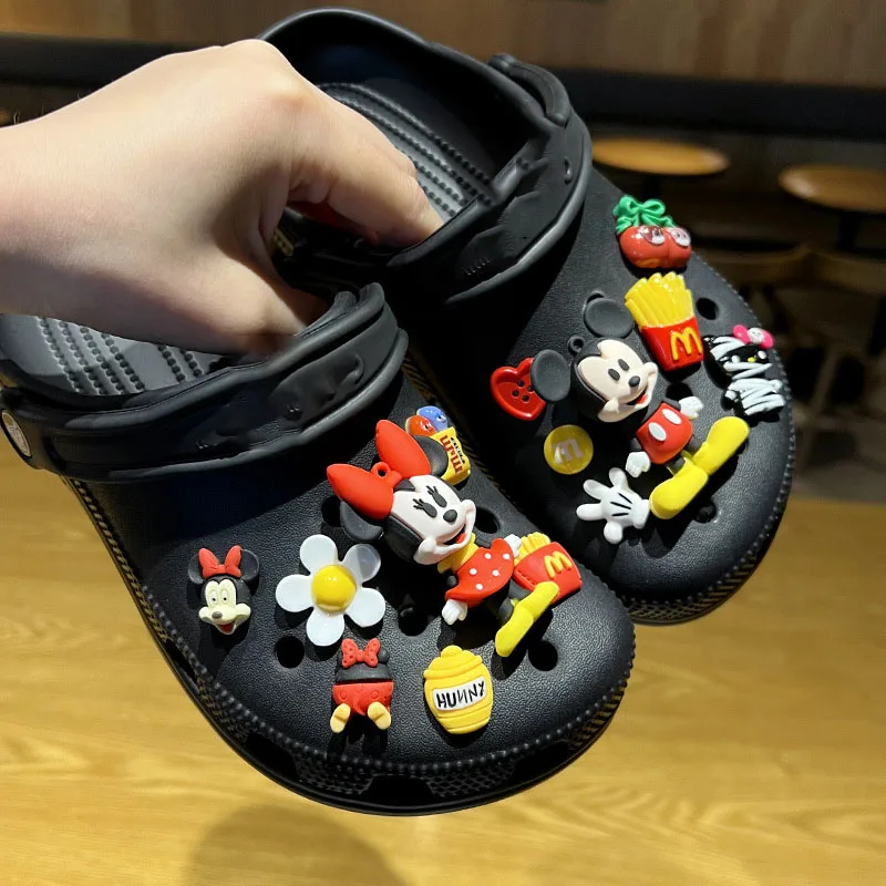  14 sztuk/zestaw Nowe ozdoby do butów Mickey i Minnie, kwiatki Kawaii, akcesoria do butów z dziurkami, zestaw… 14 sztuk/zestaw Nowe ozdoby do butów Mickey i Minnie, kwiatki Kawaii, akcesoria do butów z dziurkami, zestaw…