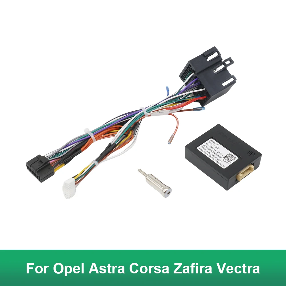 16-pinowe złącze Radio CAN Bus Dekoder do Opel Astra Corsa Zafira Vectra Samochodowy Android Kabel Adapter…