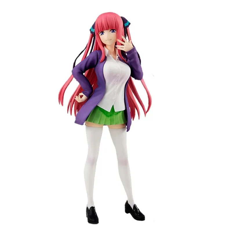 18CM seksowne Anime kwintesencja quintupletów rysunek mundurek szkolny plisowana spódnica stojąca Nakano Miku… 18CM seksowne Anime kwintesencja quintupletów rysunek mundurek szkolny plisowana spódnica stojąca Nakano Miku…