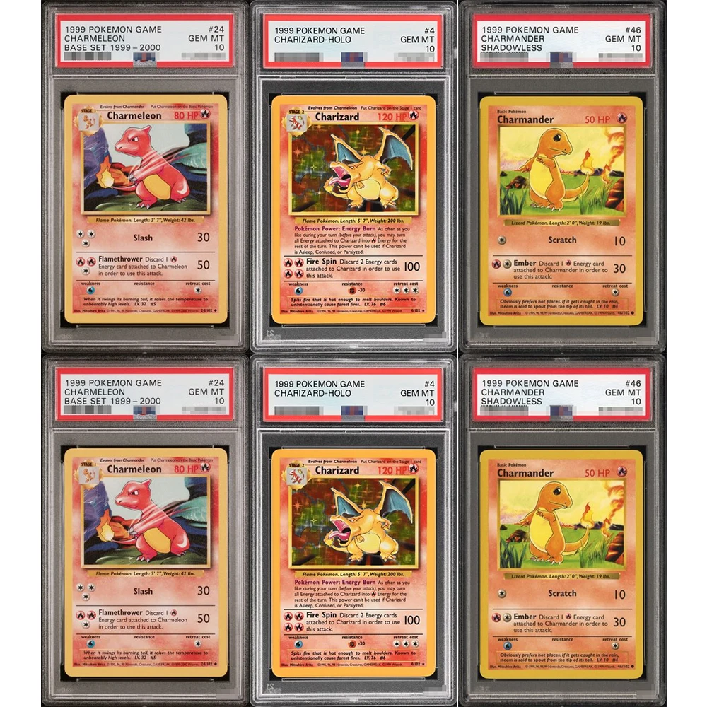 1999 Ptcg Diy Proxy Graded Collection Card Game Charmeleon Charizard Base Set 1999-2000 24/46 Gem Mt 10… 1999 Ptcg Diy Proxy Graded Collection Card Game Charmeleon Charizard Base Set 1999-2000 24/46 Gem Mt 10…