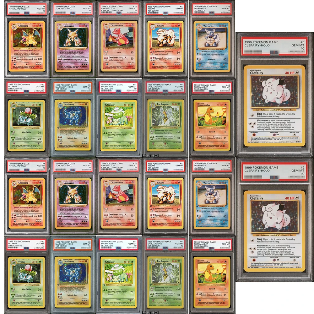 1999 Ptcg Diy Proxy Graded Collection Card Game Charmeleon Ivysaur Macha-Holo 1St Edition 44/23 Gem Mt 10… 1999 Ptcg Diy Proxy Graded Collection Card Game Charmeleon Ivysaur Macha-Holo 1St Edition 44/23 Gem Mt 10…