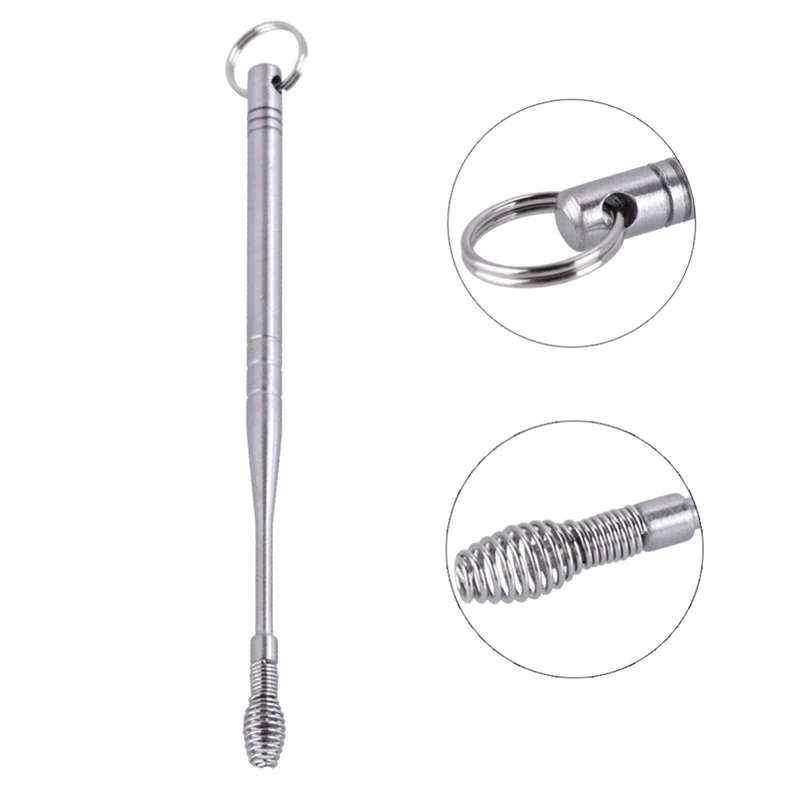 1PC ze stali nierdzewnej Spiral patyczek do uszu łyżka usuwanie woskowiny Cleaner pielęgnacja uszu przyrząd… 1PC ze stali nierdzewnej Spiral patyczek do uszu łyżka usuwanie woskowiny Cleaner pielęgnacja uszu przyrząd…
