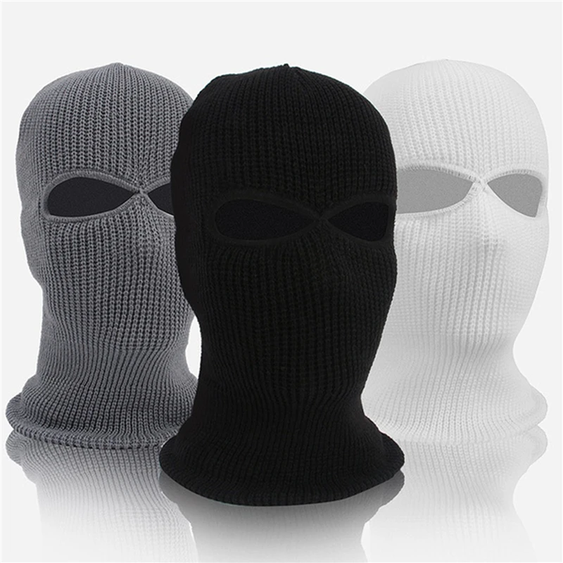 1PC Zimowa czapka z dzianiny Ciepła miękka czapka narciarska z 2 otworami na całą twarz Kask motocyklowy Armia… 1PC Zimowa czapka z dzianiny Ciepła miękka czapka narciarska z 2 otworami na całą twarz Kask motocyklowy Armia…