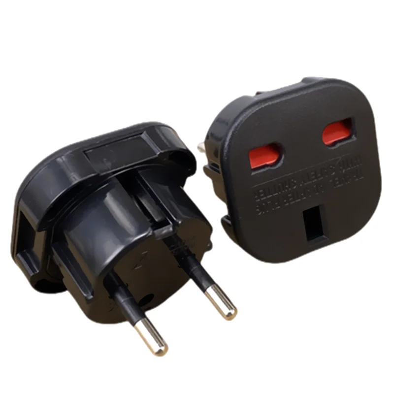 1szt EU Eletrical Socket UK To EU Travel Plug Adapter Electrical Plug Converter Outlet British UK AC Power…