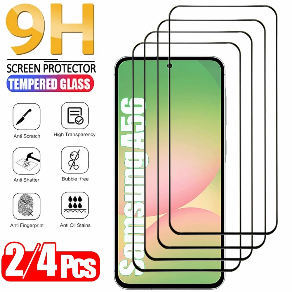 2/4 SZTUK Szkło do Samsung Galaxy A56 A55 A54 A53 Szkło hartowane do Samsung A17 A27 A37 A57 A36 A26 A16…