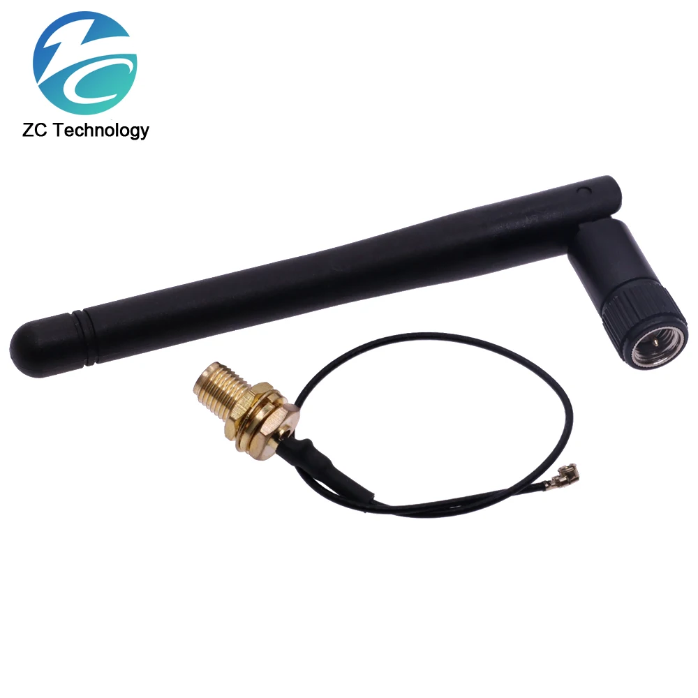 2.4GHz 3dBi WiFi 2.4g antena antena RP-SMA męski router bezprzewodowy + 17cm PCI U.FL IPX do RP SMA męski…