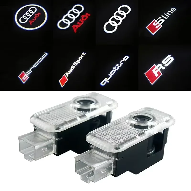 2/4szt Audi led Car Door welcome light projector lamp For Audi A1 A3 A4 A5 A6 Q7 TT B5 B6 B7 B8 C5 C6 C7 8L… 2/4szt Audi led Car Door welcome light projector lamp For Audi A1 A3 A4 A5 A6 Q7 TT B5 B6 B7 B8 C5 C6 C7 8L…