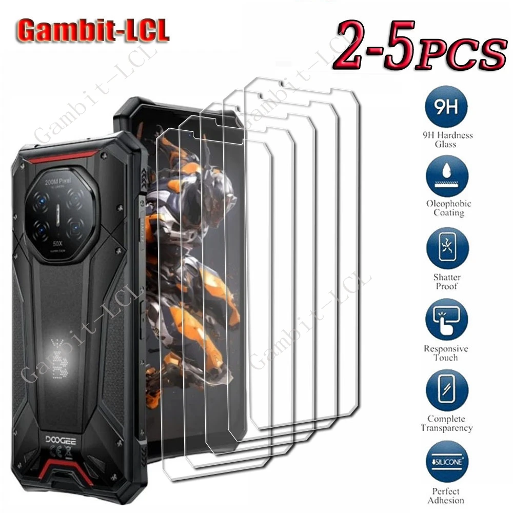 2-5 SZT. Szkło Hartowane 9H HD Do Doogee S300 Plus Thermal ON S300Plus S300Pro DoogeeS300 Pro Folia Ochronna…