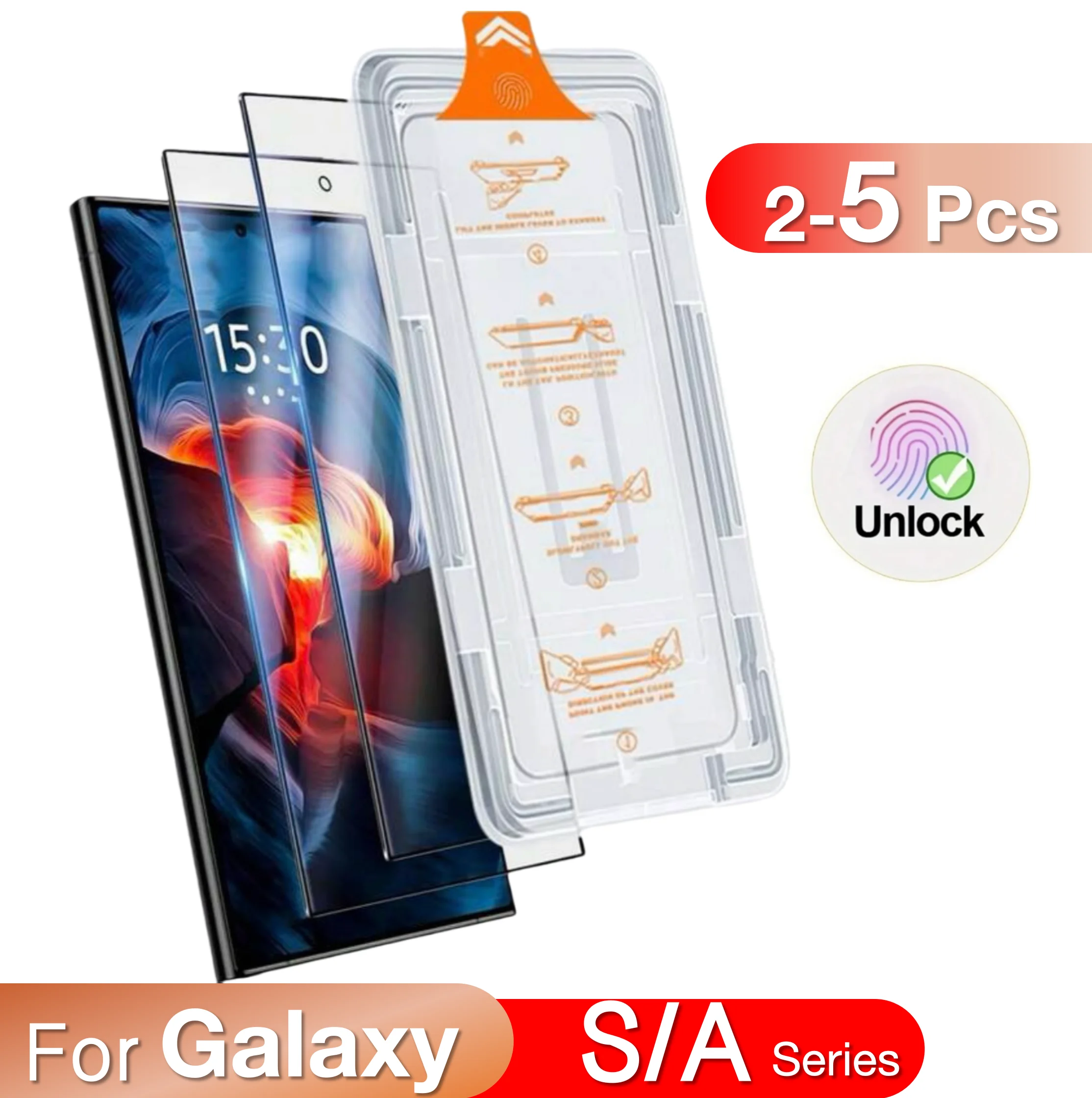 2-5 szt. Szkło Hartowane na Ekran do Samsung Galaxy S25 Edge S24 Ultra S23 S22 S21 Plus A16 A26 A36 A71 A25…