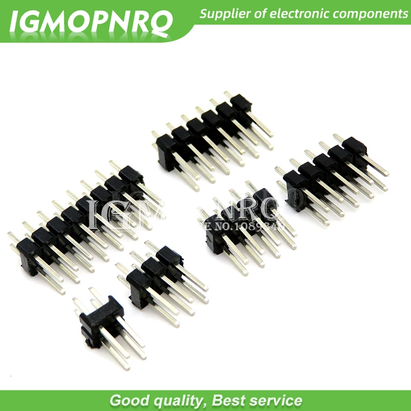 2.54mm dwurzędowy męski 2 ~ 40P Breakaway płytka drukowana Pin Header złącze pasek Pinheader…