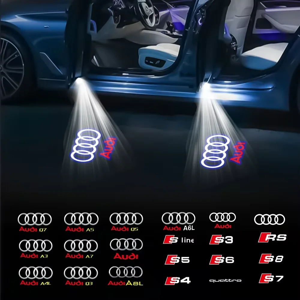 2 szt. HD Projektor Laserowy Lampka Powitalna do Drzwi Samochodowych Audi Sline Q3 A5 A7 A3 Q5 Q7 A4L RS… 2 szt. HD Projektor Laserowy Lampka Powitalna do Drzwi Samochodowych Audi Sline Q3 A5 A7 A3 Q5 Q7 A4L RS…
